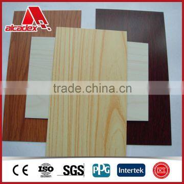 1220X2440mm Wooden Grain PVDF Aluminum Composite Panel For Outdoor Decoration photo-2