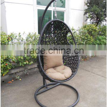 Outdoor rattan garden swing