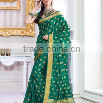 Green Kanchipuram Silk Saree Online Buy