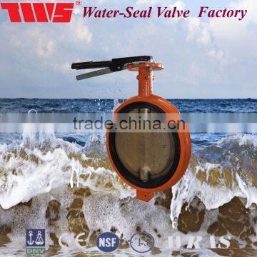 DN250 PN10/16 Bronze Disc Oil Butterfly Valve