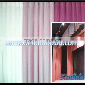 100% polyester inherently flame retardant drapery lining fabric