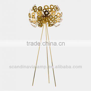 Silver and Gold Premium Version Dan floor lamp