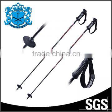 Top level custom rubber grip cheap carbon ski poles