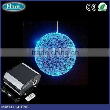 Metal Halide 150W high power DMX512 controlled fiber optic chandelier illuminator