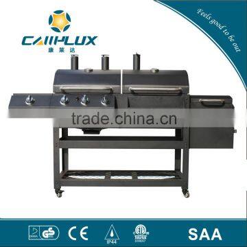 All in one charcoal gas comb bbq