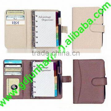 2016 new design leather planner organizer