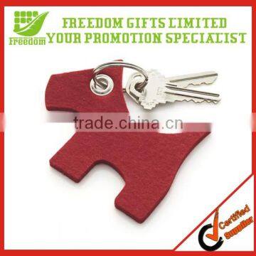 Hot Selling Customized Cheap Felt Keychains