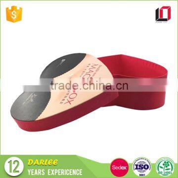 China Factory Hot Sale Cardboard Paper Heart Shape Fashion High Class Girls Sexy Bra Panty Lingerie Packaging Box With Own Logo