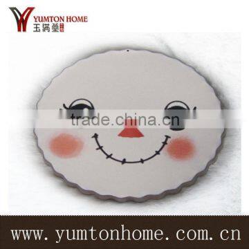 White color Big smile decorative wall art