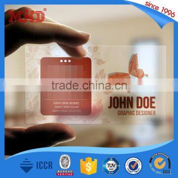 MDP417 Custom Transparent Plastic Business Card photo-5