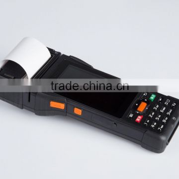 Android handheld PDA with printer and barcode scanner