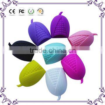 New style silicone makeup brush cleaner corn shape makeup brush egg