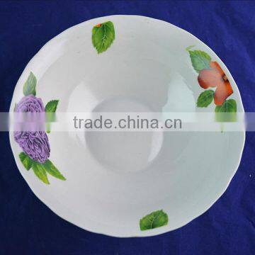Inner white outside red ceramic bowl for promotional DYDORA160118
