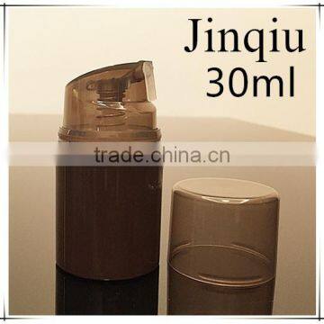 30ml amber airless bottle/pp plastic pump bottle