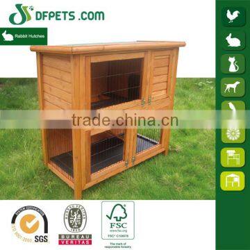 DFPETS DFR052T Handmade Wooden Rabbit Hutch Wholesale