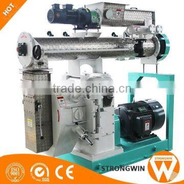 Henan Strongwin medium farm 5t/h sheep duck chicken feed pellet machine with siemens motor