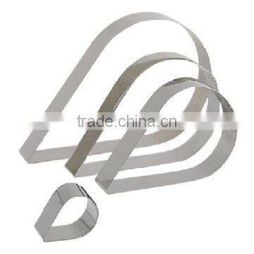 18-10 stainless steel Tear-drop mousse ring