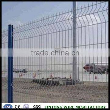 Trade Assurance PVC Coated V Pressed Welded Wire Mesh Fence Panel in 6 Gauge