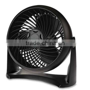 Industrial standing floor fan metal blades