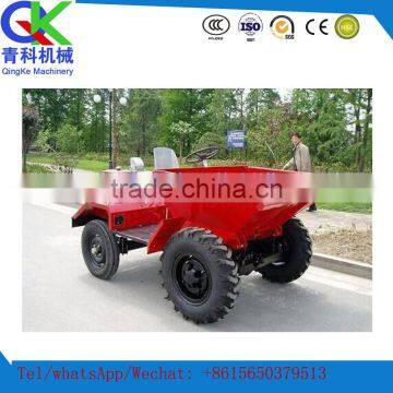 Qingke Designed 15kw Mini Tip Lorry Front Loader Dump Truck in High Quality High Efficiency