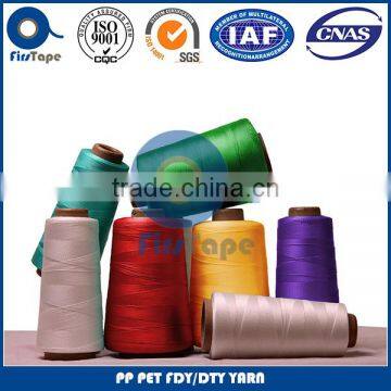 HOT SALE GOOD PRICE HIGH TENACITY DOPE DYED PET POLYESTER YARN DTY photo-6