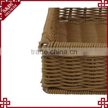 Handwoven Food-safe Accept OEM Large Size Basket Supermarket Display Shelves for Vegetable photo-6
