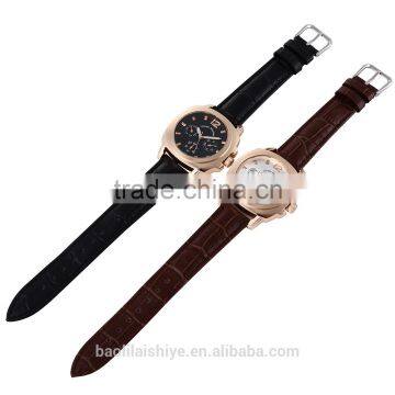 fashion leather strap watch