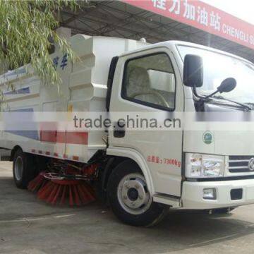 Factory direct sale dongfeng light garbage cleaning mini road sweeper