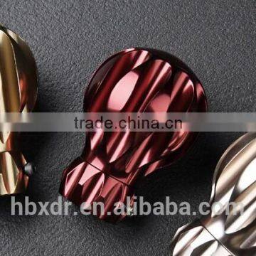 new design Europe Popular decorative Aluminum Finial End Cap of Curtain Rods