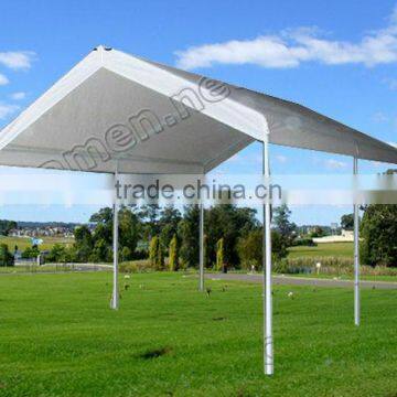 White PE Car Canopy with Valance Top 3x6m