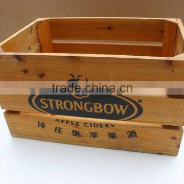 Wood Wine Crate Wood Fruit Crate Wholesale photo-2
