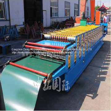 Two Layer Metal Sheet Roofing Making Machine photo-4
