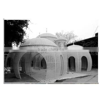 Rattan for Babylon Garden Wedding Party Decoration With Aluminum Frame Power Coated Detachable Babylon Garden Decoration photo-4