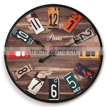 24" Wooden Wall Clock Wholesale