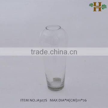 hand blown tall wedding centerpiece glass jar vase