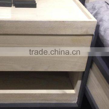 Modern Simple Design Side Table Wood Nightstands For Bedroom Furniture photo-2