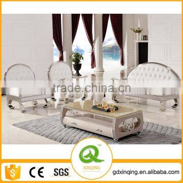 EF-011 Living Room Furniture Luxury Sofa Sets Leather Loveseat