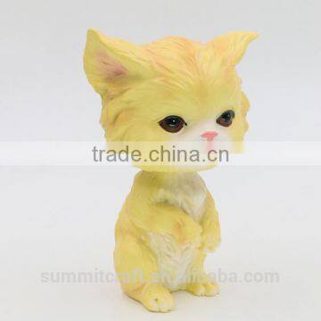 Custom Resin Decorative Cat Figurine Car Decoration Dolls photo-2