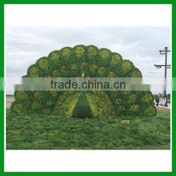 Garden Peacock Artificial Grass Sculpture Animal Sculpture photo-2