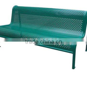 High Backed Outdoor Metal Resting Bench photo-6