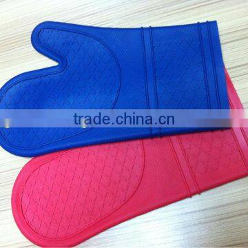 Silicone Cooking Oven Gloves with Quilted Liner Heat Resistant Grill Mitt BBQ