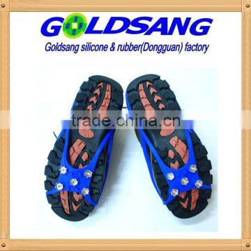 Round-shaped Silicone Crampon Outdoor Snow Shoes Cover photo-2