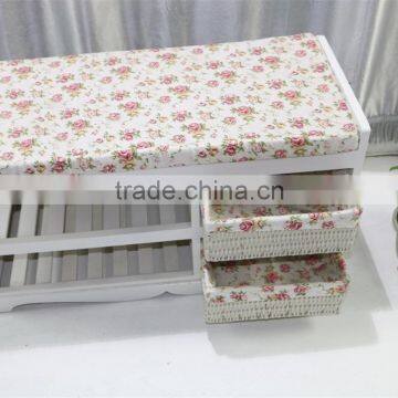 Wood Shoe Rack With Cushion photo-5
