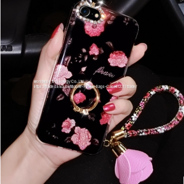 Beautiful Diamond Silicone Cell Phone Cover Case Diamond Mobile Phone Cases for IPhone7/7Plus/6/6s/6plus/6splus Tpu Case photo-3