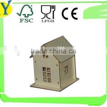 2015 China Supplier Wholesale Natural 3d Puzzle Diy House