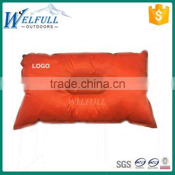 Travel Pillow Inflatable Lightweight Compressible Comfortable for Camping Hiking Travel Rectangular Blue photo-4