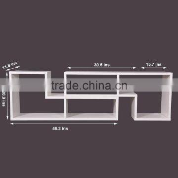 Creative Design Mdf Wood TV Console New 2 Pieces Bookcase Home Furniture tv Stand photo-5