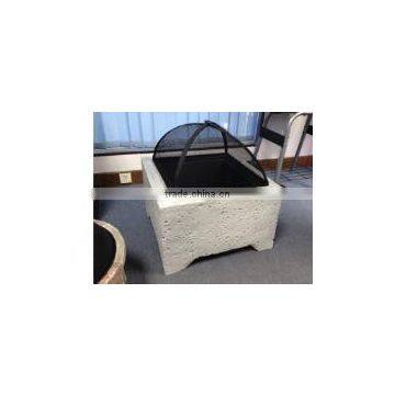 Outdoor Square Antique Steel Fire Pit / Fireplace photo-2