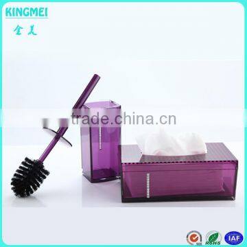 2015 Luxury New Arrival Wall Mounted Hexagon Red Acrylic Tissue Box Holder photo-5