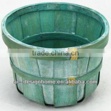 AQUA WASH ROUND BAMBOO CHIP BASKET